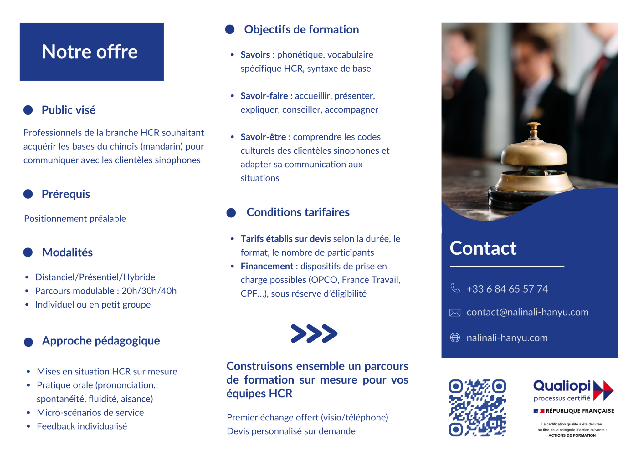 Chinois professionnel (secteur HCR) (2)